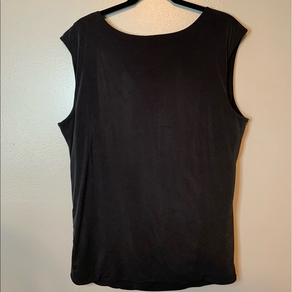 ‼️2/18‼️ Alfani black cinched waist tank top - Picture 2 of 6